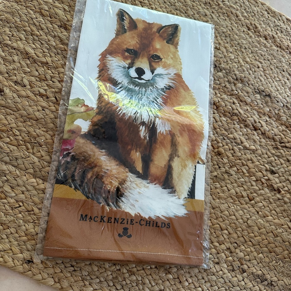 MacKenzie-Childs Wheat Design Tea Towel